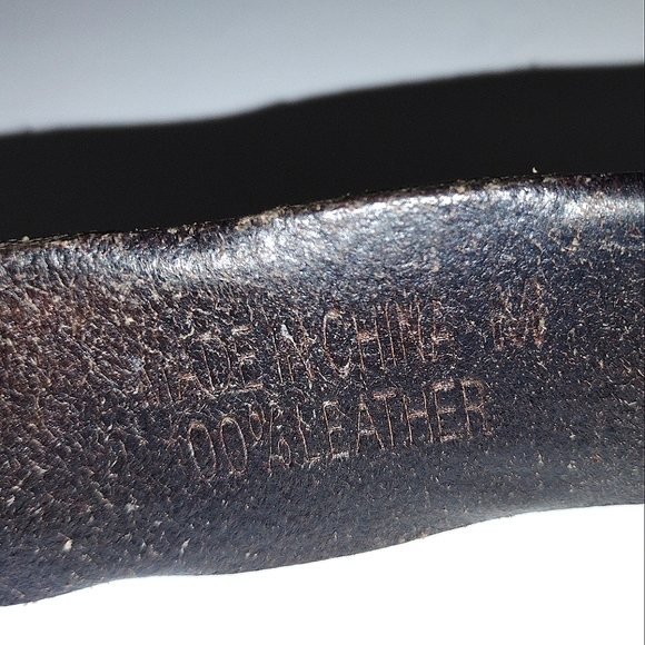 Rocker Crystal Studded Leather Belt M main image 7